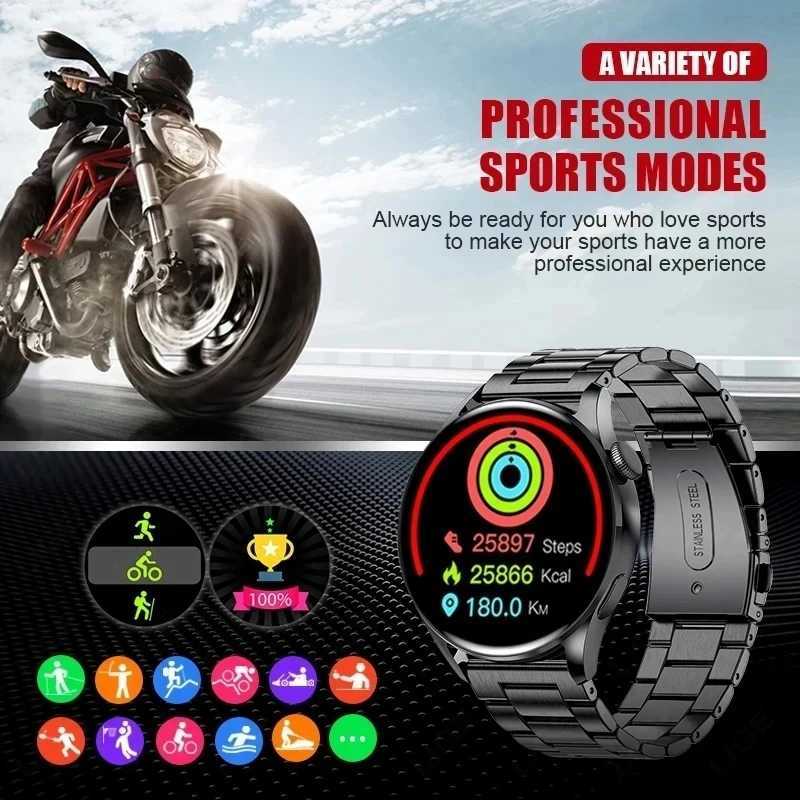 New GT4 Pro Smart Watch Men Women AMOLED 420*420 HD Screen Heart Rate Bluetooth Calls Waterproof SmartWatch For Android IOS M240824