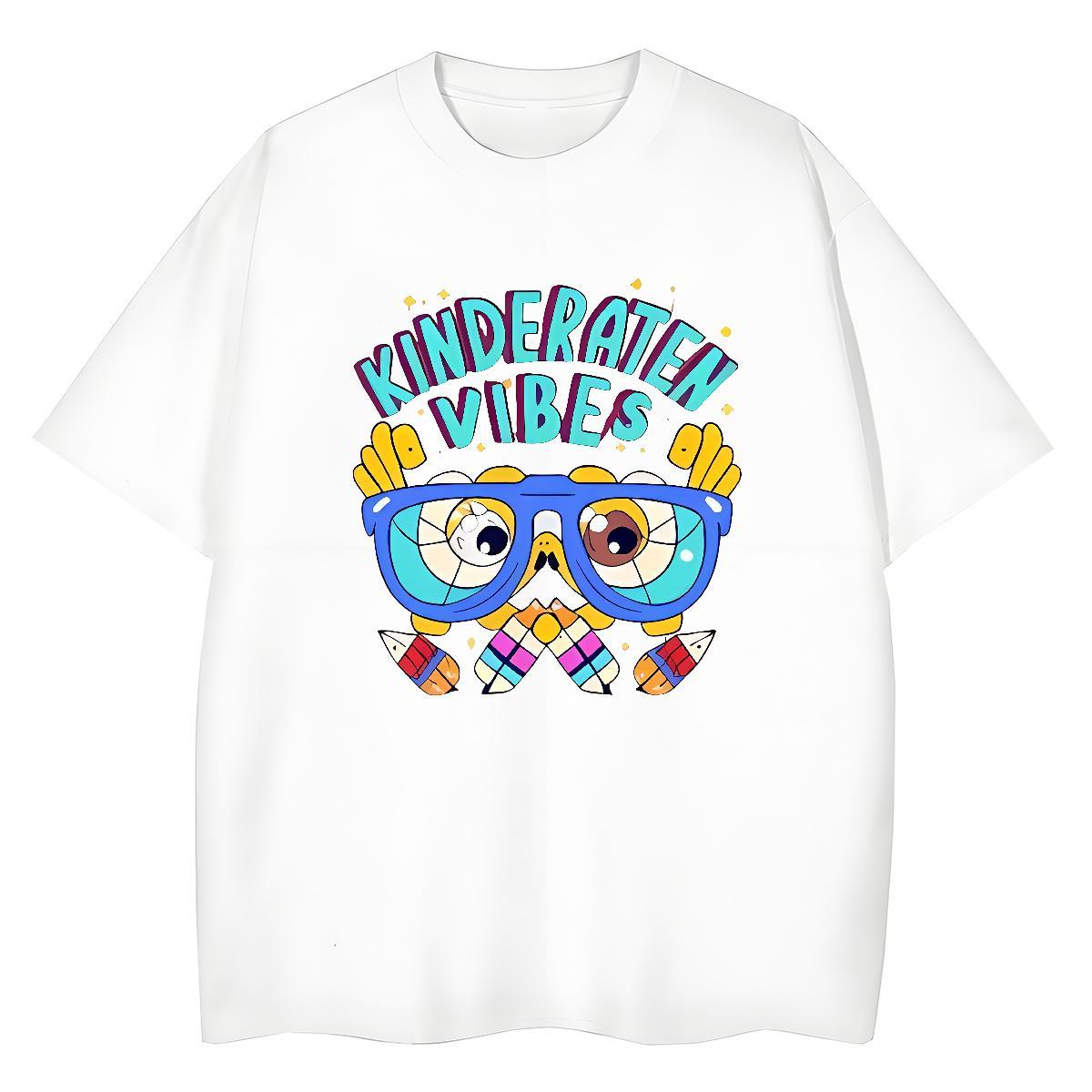 Soft Couples T Shirts 100% Cotton 230g letter Street Casual Woman T Shirts Breathable Crew Neck White Plus Size Tee Shirt