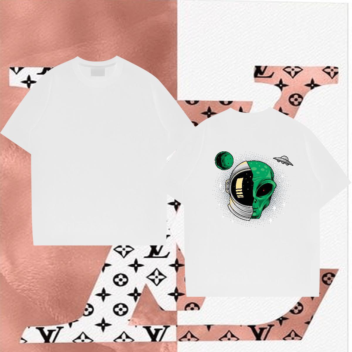 Designer T-Shirts for Men 230g 100% Cotton ET Daily Outfit Custom Cartoon Short Sleeve Soft Tshirts 2024 Designer Tees