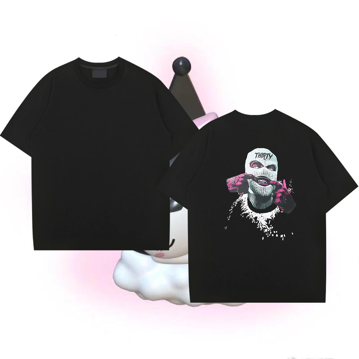 Brand T-Shirts 230g Cotton portrait Street Casual Asian Size Crew Neck Breathable Men Tops Tees New Designer Tshirts