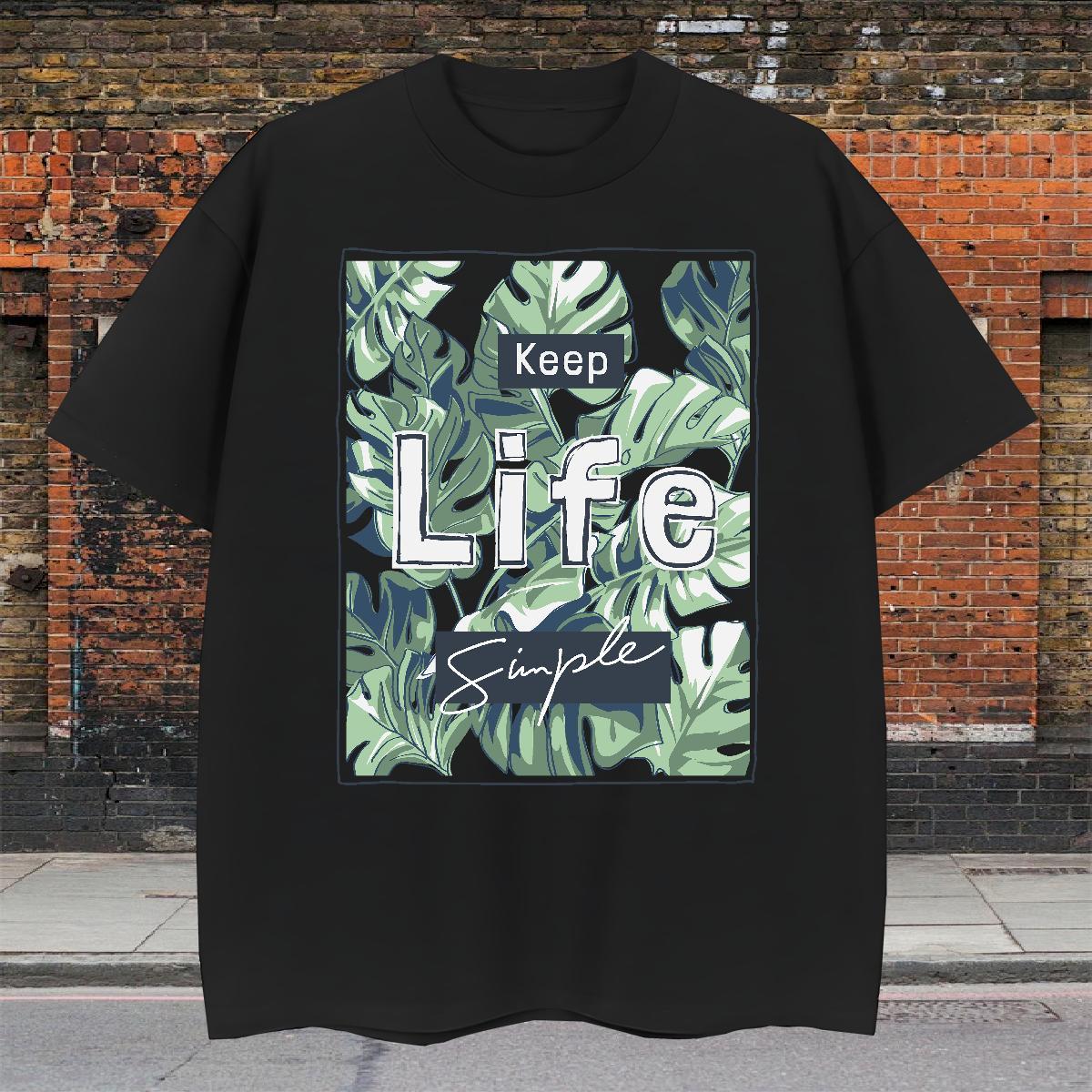 Free Shipping Man T Shirts 100% Cotton 230g letter Casual Daily Wear Oversized 3XL 4XL Pure Cotton Tshirts Fashion Designer Tees Shirts