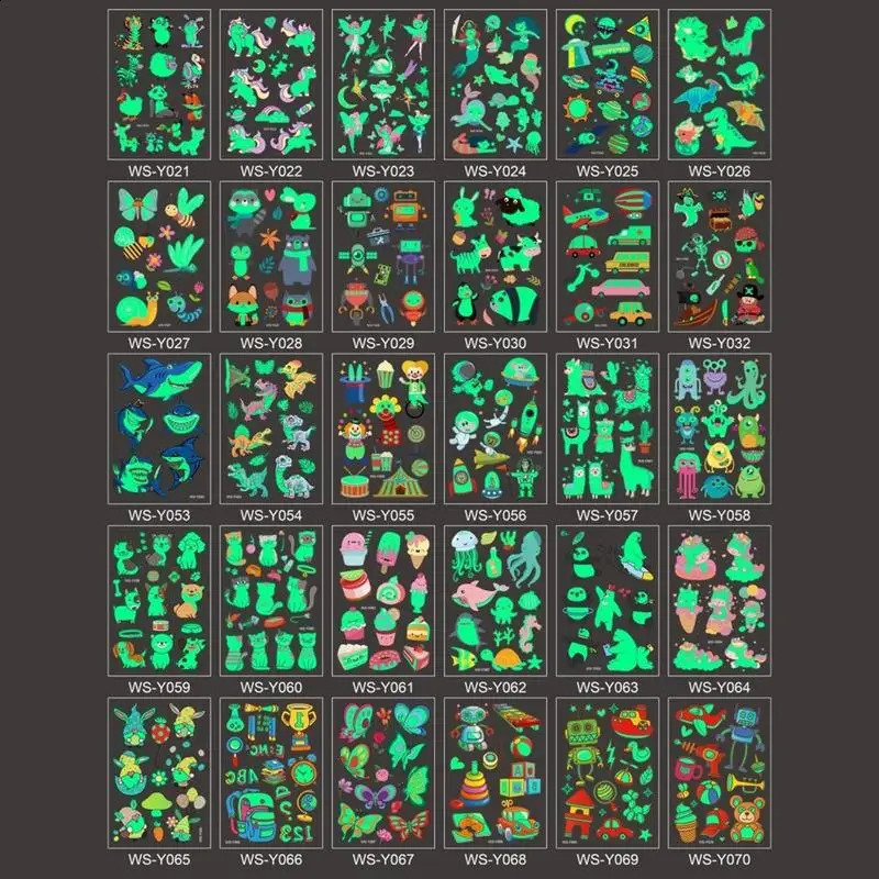 36 Color Diamond Sparkling Art Charm Sparkling Tattoo Set Sparkling Powder Stickers Makeup Brush Temporary Tattoo Set 240823