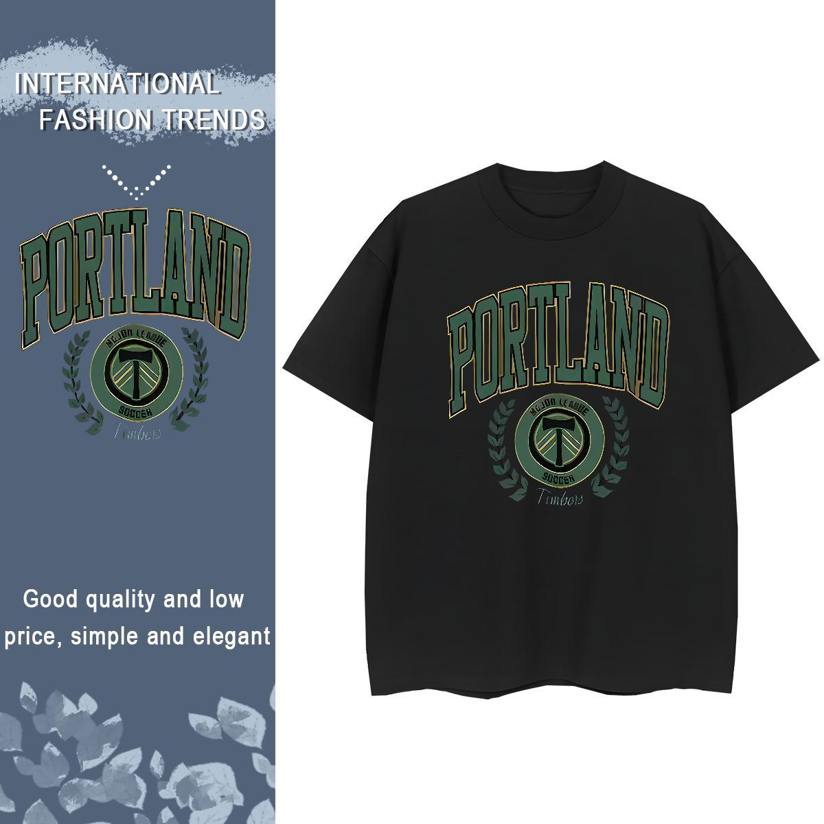 Wholesale Lady T shirt 100% Cotton 230g letter Street Casual T-Shirts Breathable Soft Custom Print Oversized Tshirts