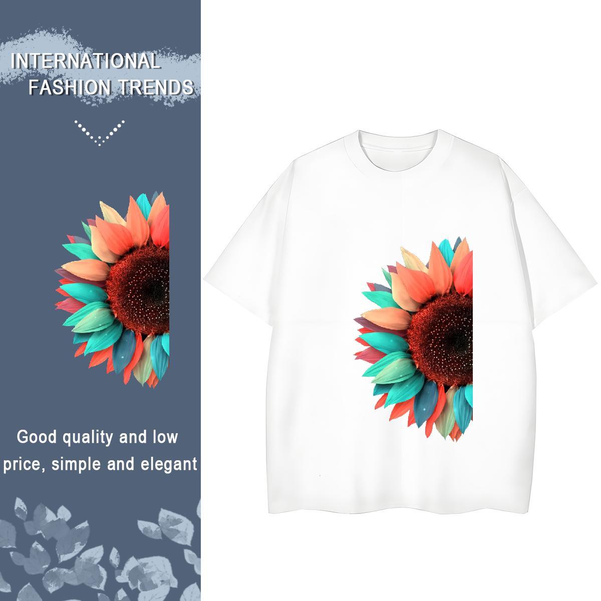 Free Shipping Unisex Tshirts 230g 100% Cotton icon Home Outdoor T-Shirts Breathable Crew Neck Custom Print Plus Size Top Shirts