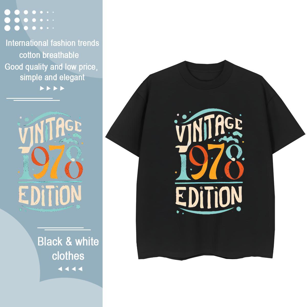 Wholesale Woman Tshirt 230g 100% Cotton letter Casual T shirt Breathable Crew Neck Cartoon Print Wear
