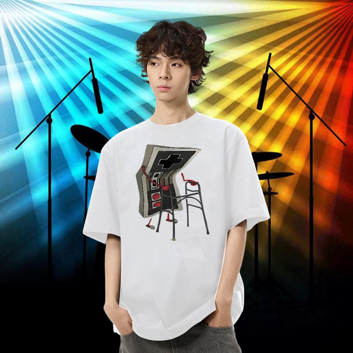 2024 Designer Men Tshirts cartoon Hip Hop Street 100% Cotton 230g Polos Short Sleeve O-Neck Soft Man T Shirts Custom Printed