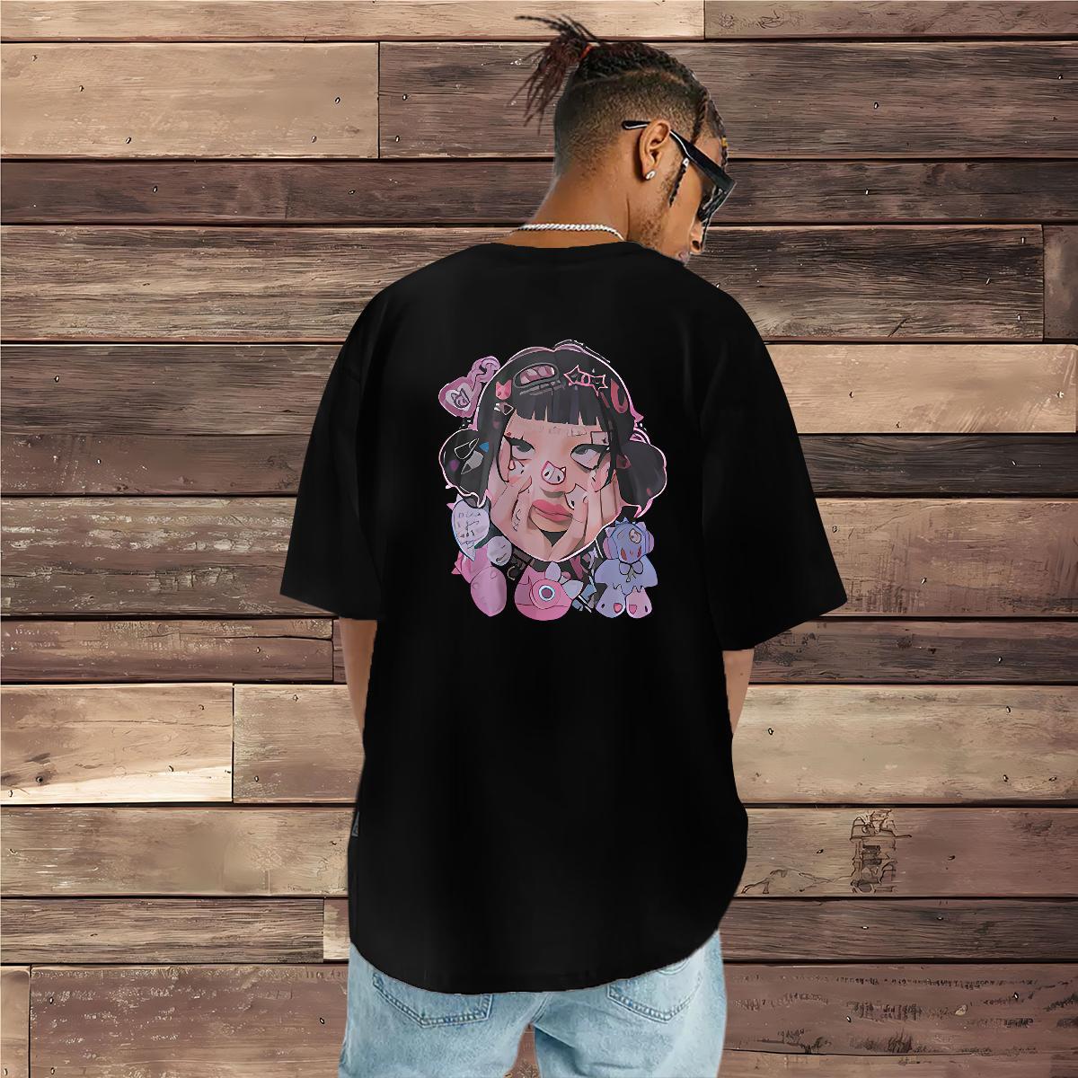 TOP Quality Mens T Shirts 230g 100% Cotton women Street Graphic Breathable Crew Neck Tshirts Factory Direct Tee Shirt