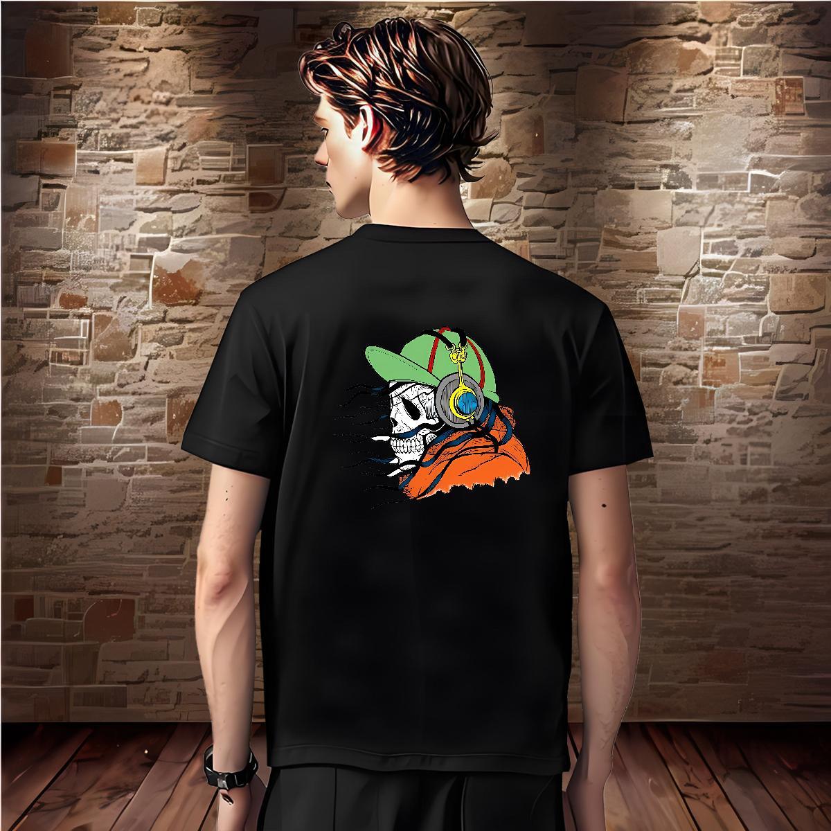 Designer T Shirts Men 230g 100% Cotton earphone Spring Summer Custom Printing Breathable Short Sleeve Tshirt for Man Woman New Designer Tee Shirt