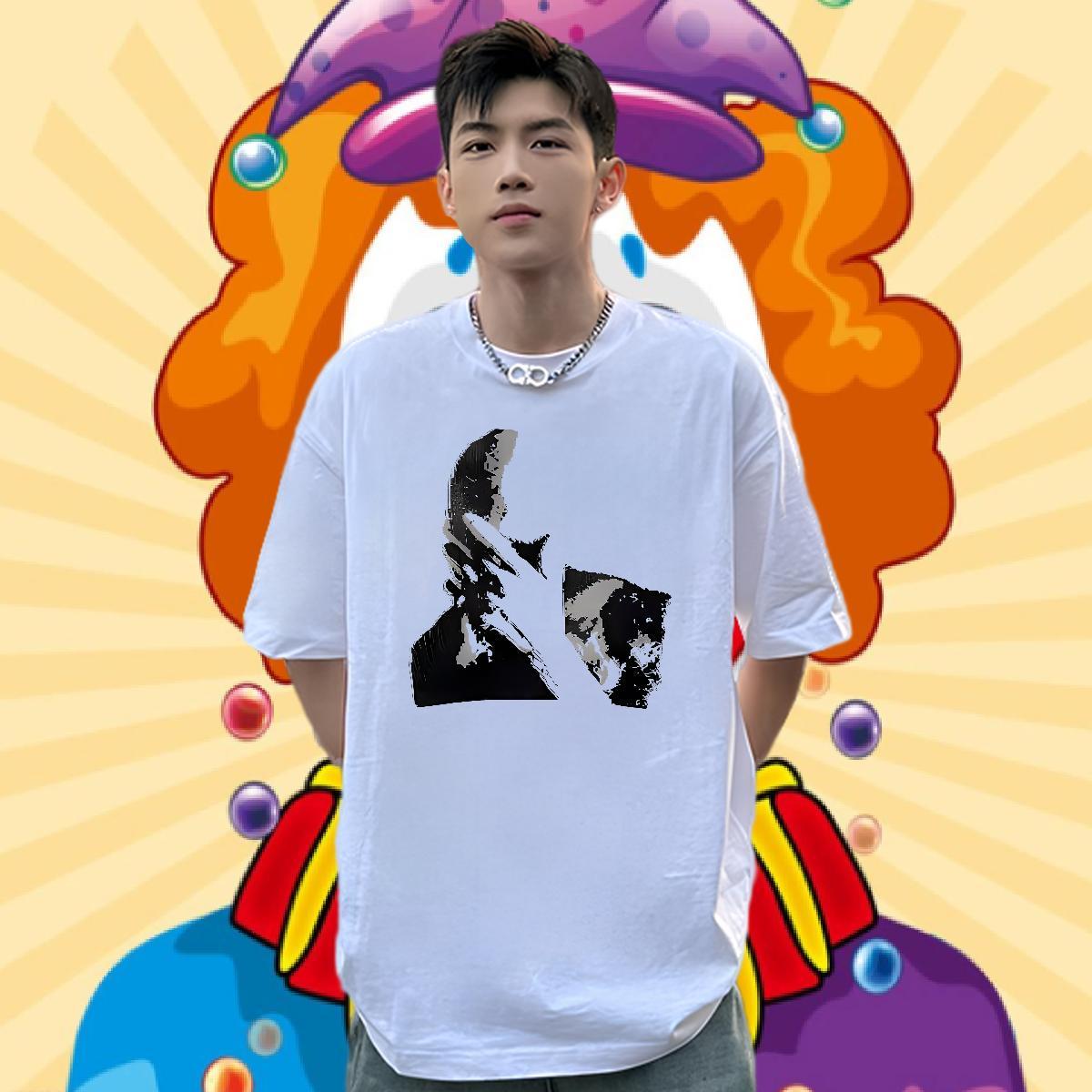 2024 DIY Men Tops Tees man Street 230g Pure Cotton Tops Shirt Breathable Cool Design T-Shirts for Men Oversized