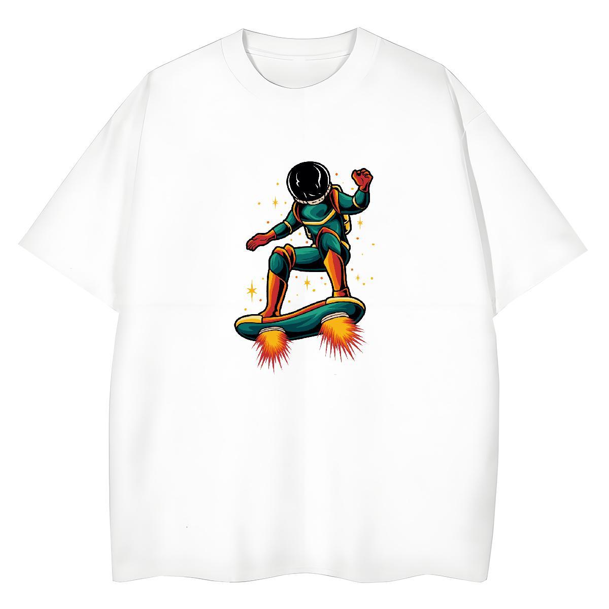 Unisex Womens Tshirts 230g 100% Cotton universe Casual Womens T Shirts Comfortable Plus Size Custom Tops