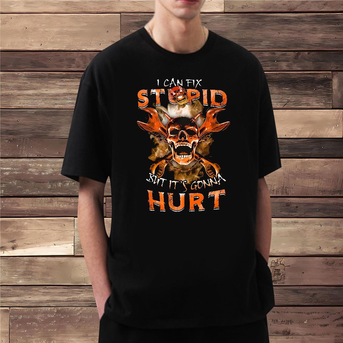 Cool Design Man T Shirts 230g Pure Cotton skull Beach Oversized 3XL 4XL O Neck Short Sleeves Men Tees Classic Clothings