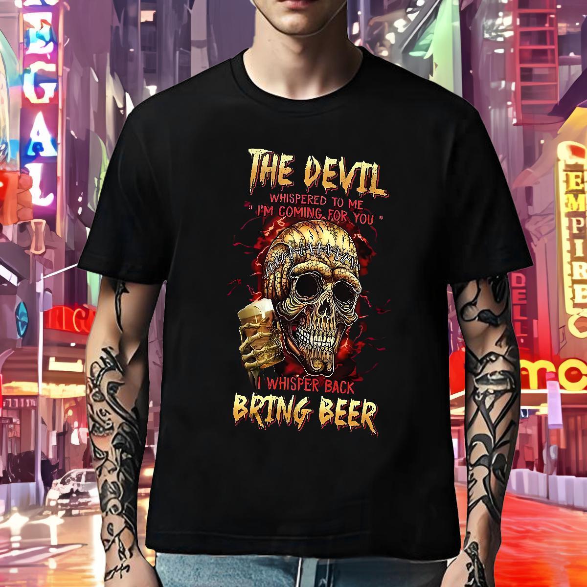 Cool Design T-Shirts 230g Pure Cotton skull Sport Cartoon Print O Neck Short Sleeves Men Tees Fashion Tshirts