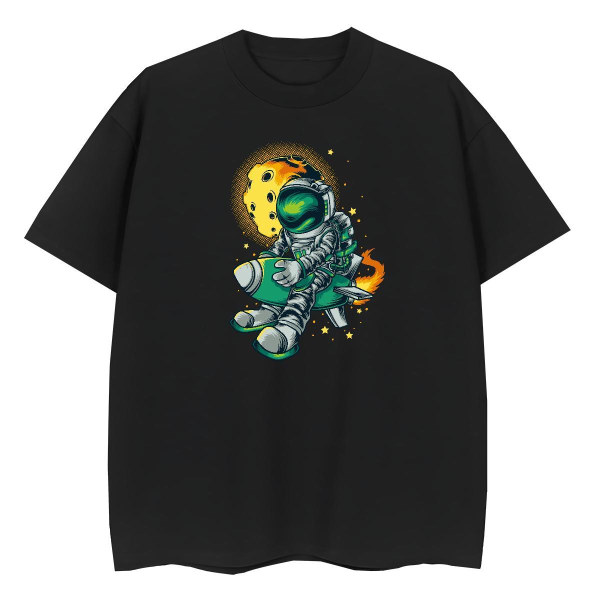 Designer Nice Couples T Shirts 230g Pure Cotton universe Casual Beach Women T Shirts Comfortable Anime Print Tees Shirts