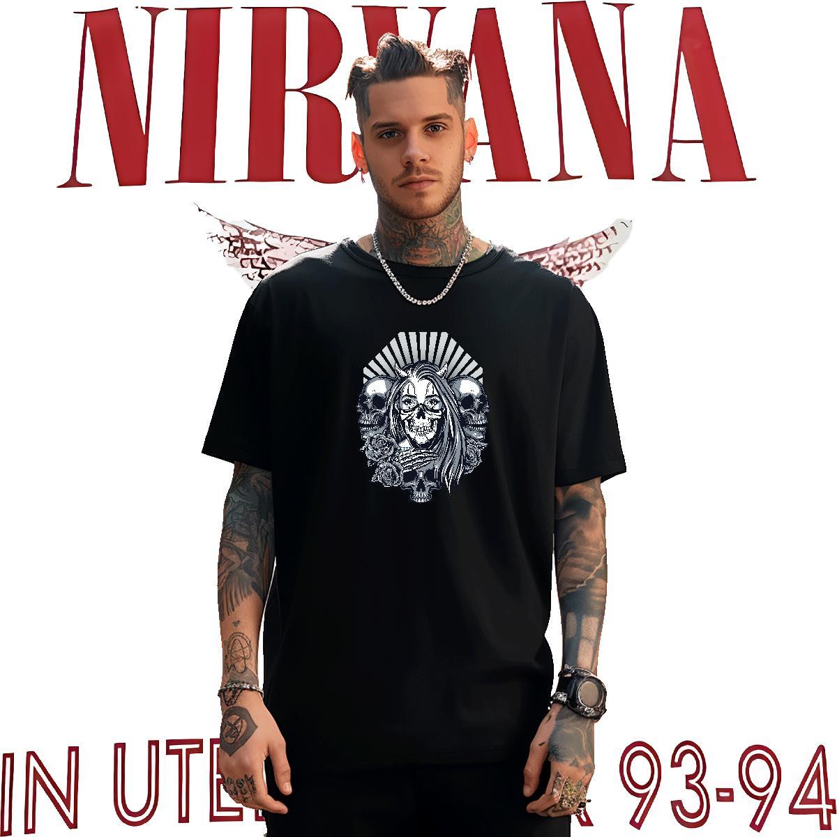 TOP Quality Man T Shirts 230g 100% Cotton skull Daily Outfit Asian Size Breathable Short Sleeve Tshirt for Man Woman 2024 Summer Tees
