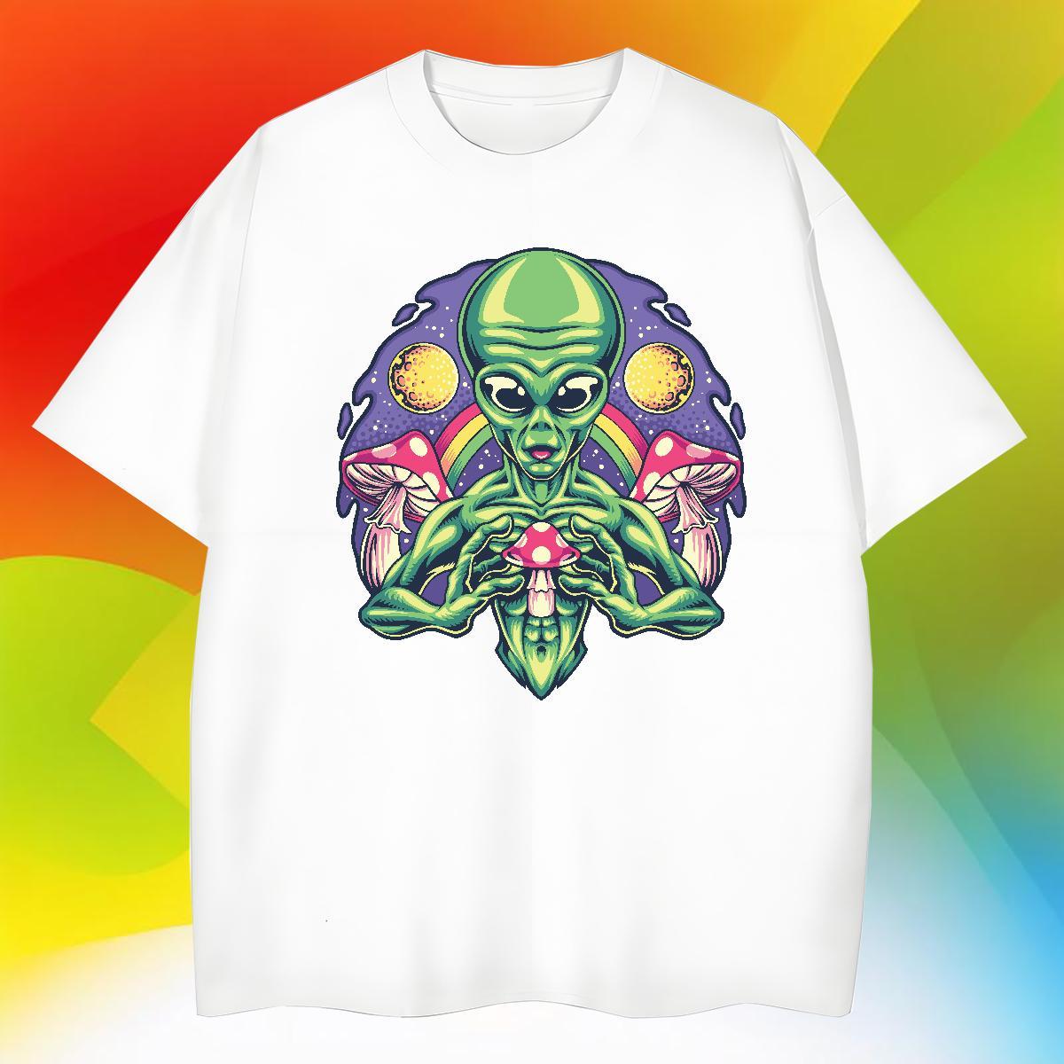 Brand T Shirt For Man 230g Pure Cotton ET Daily Outfit DIY Breathable Soft Tshirts 2024 Summer Wear