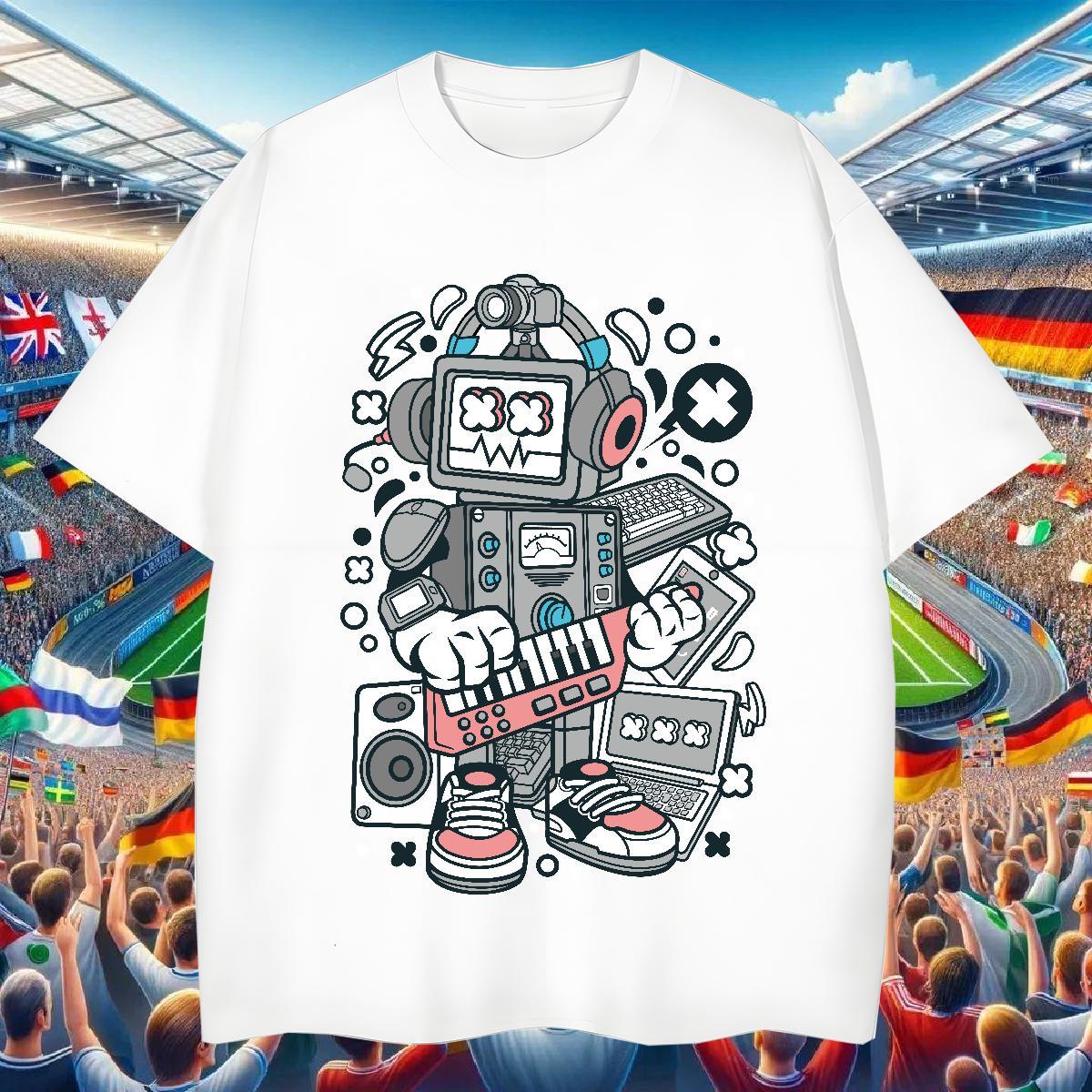 TOP Quality Mens T Shirts 230g Cotton ET Casual Beach DIY Printed Breathable Soft Tshirts Free Shipping Tops Shirt