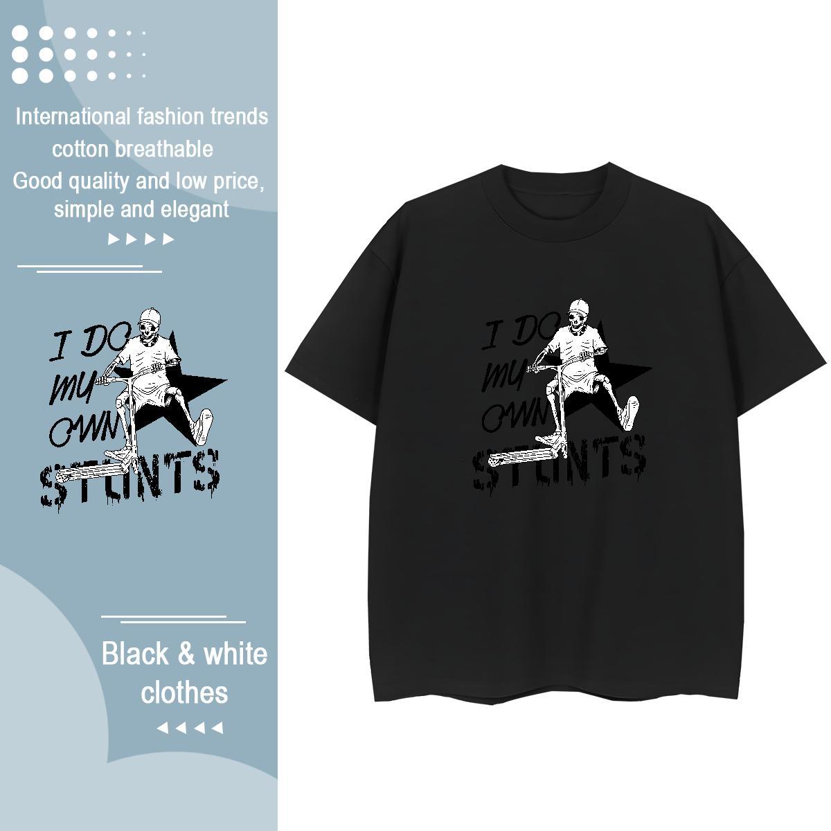 Popular Men T Shirts 230g Pure Cotton logo Sport DIY Printed Breathable Short Sleeve Tshirt for Man Woman Customized Top Tees