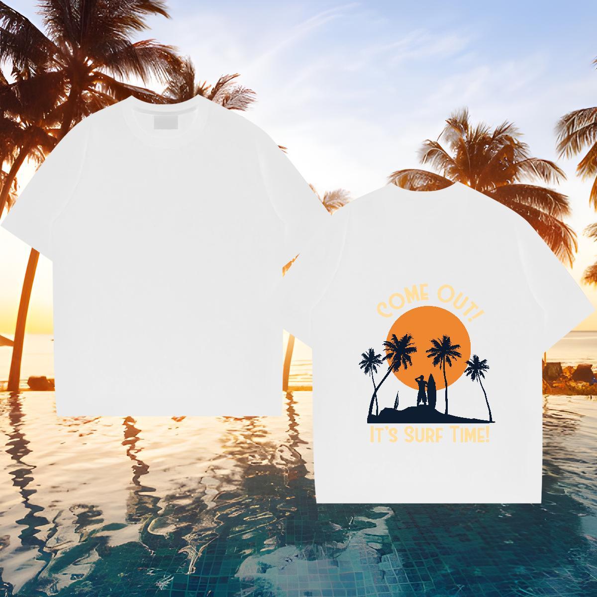 Popular Mens T Shirts 100% Cotton 230g sun Street wear Hip Hop DIY Anime O Neck Short Sleeves Men Clothes T-Shirt New Tees Shirts