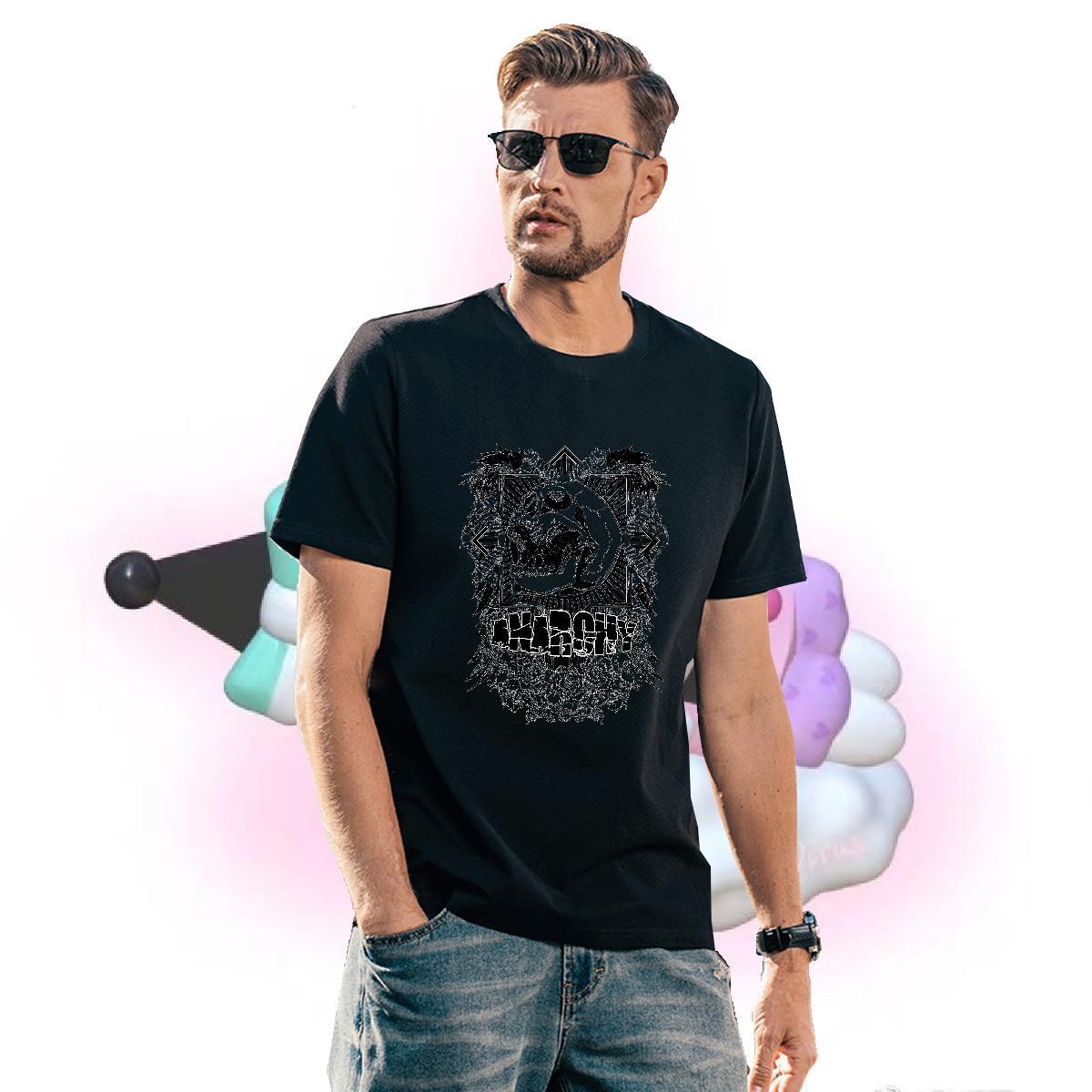 Unisex T Shirts Men 100% Cotton 230g skull High Street Hip Hop Custom Print Oversized Breathable Crew Neck Couples T Shirts New Designer Tops