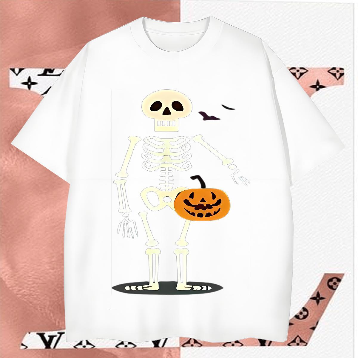 High Quality T Shirts Men 100% Cotton 230g pumpkin Sport Custom Anime Breathable Crew Neck Tshirts DIY Top Tees