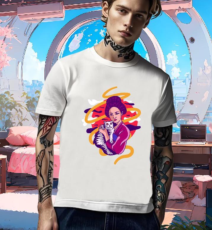 Classic Man T Shirts 230g Cotton portrait Street Casual Cartoon Printing L-4XL Breathable Crew Neck Men Tops Tees New Designer Clothes