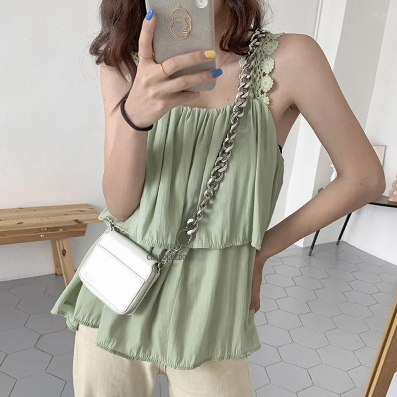 Evening Bags Women Totes Ins Style Thick Metal Chain Shoulder Bag Bike Wallet Mini Coin Purse Fashion Chest Pack Strap Clutch a479 4