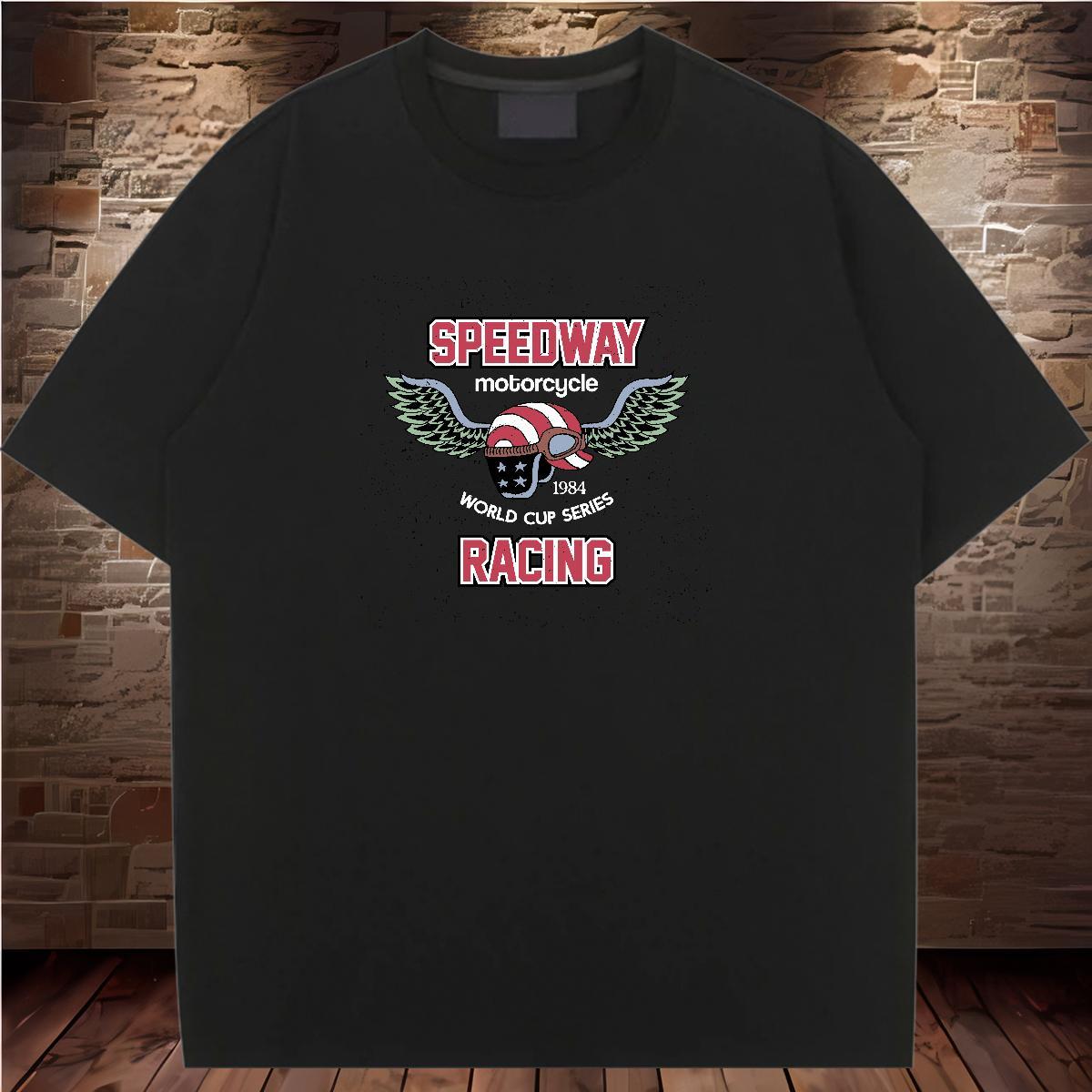 Designer Lady T shirt 230g Pure Cotton letter Casual Daily Wear T Shirts Women Breathable Crew Neck Cartoon Anime Tops Shirt