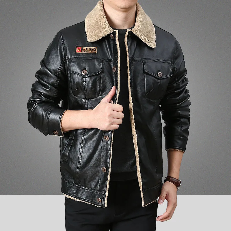 Plus Size 7XL Thick Warm Winter Denim Jacket Mens Windproof Wool Coat Jeans Clothing 240824