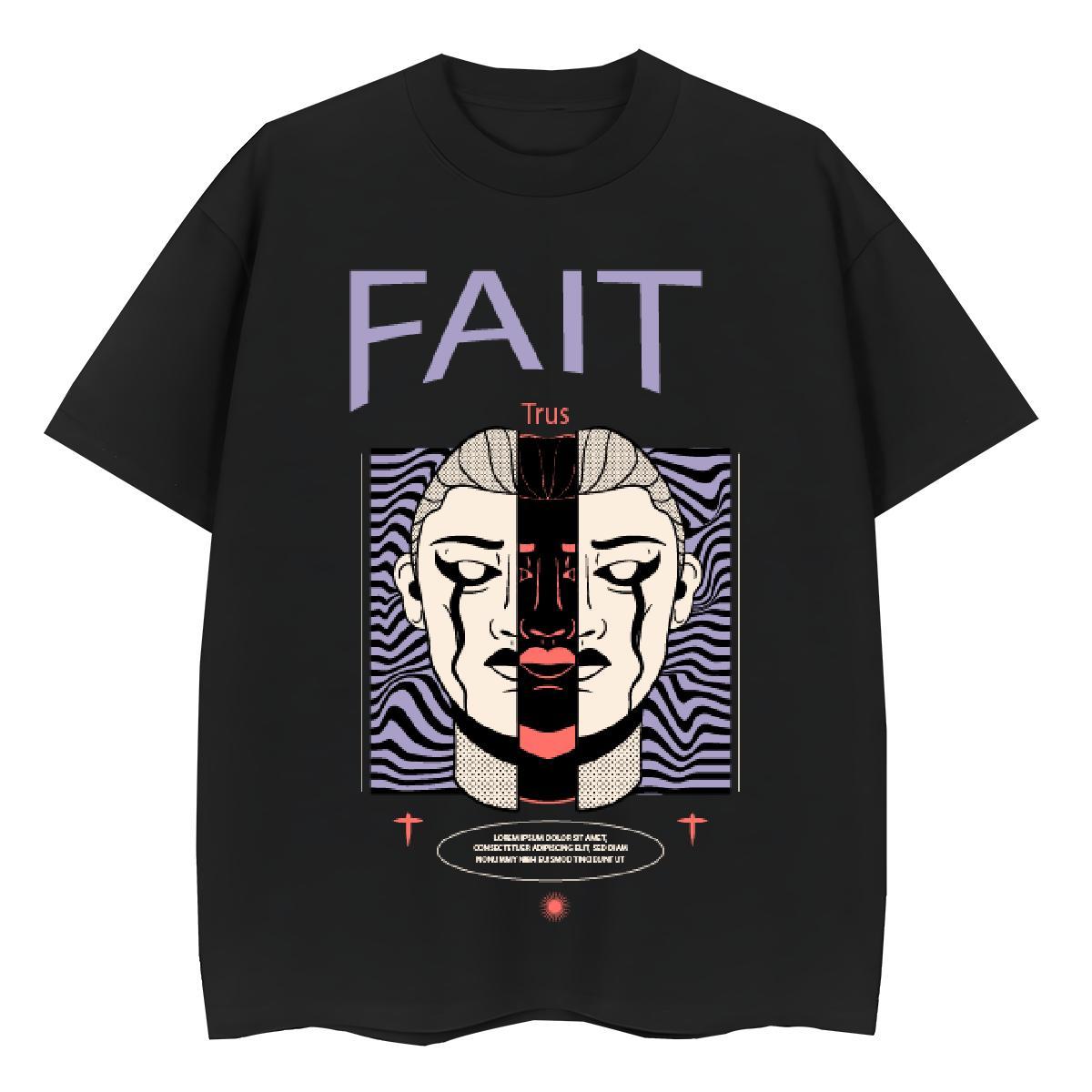 Brand T Shirt For Man 230g Pure Cotton man Daily Wear Black White Breathable Crew Neck Men Clothes T-Shirt DIY Tshirts