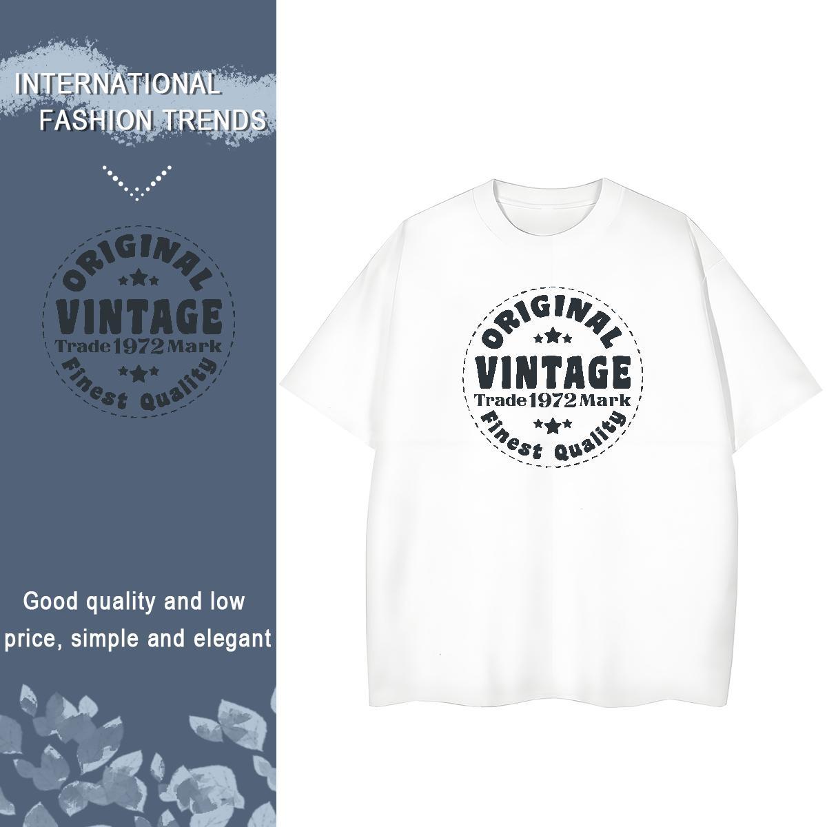 Brand Tshirt for Man Woman 230g Cotton letter Casual Beach T Shirt For Woman Comfortable Anime Print Polos