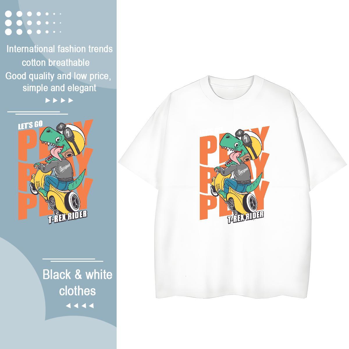 Popular Lady T shirt 230g Cotton USA Beach T Shirt For Woman O Neck Short Sleeves Custom Printing Top Tees
