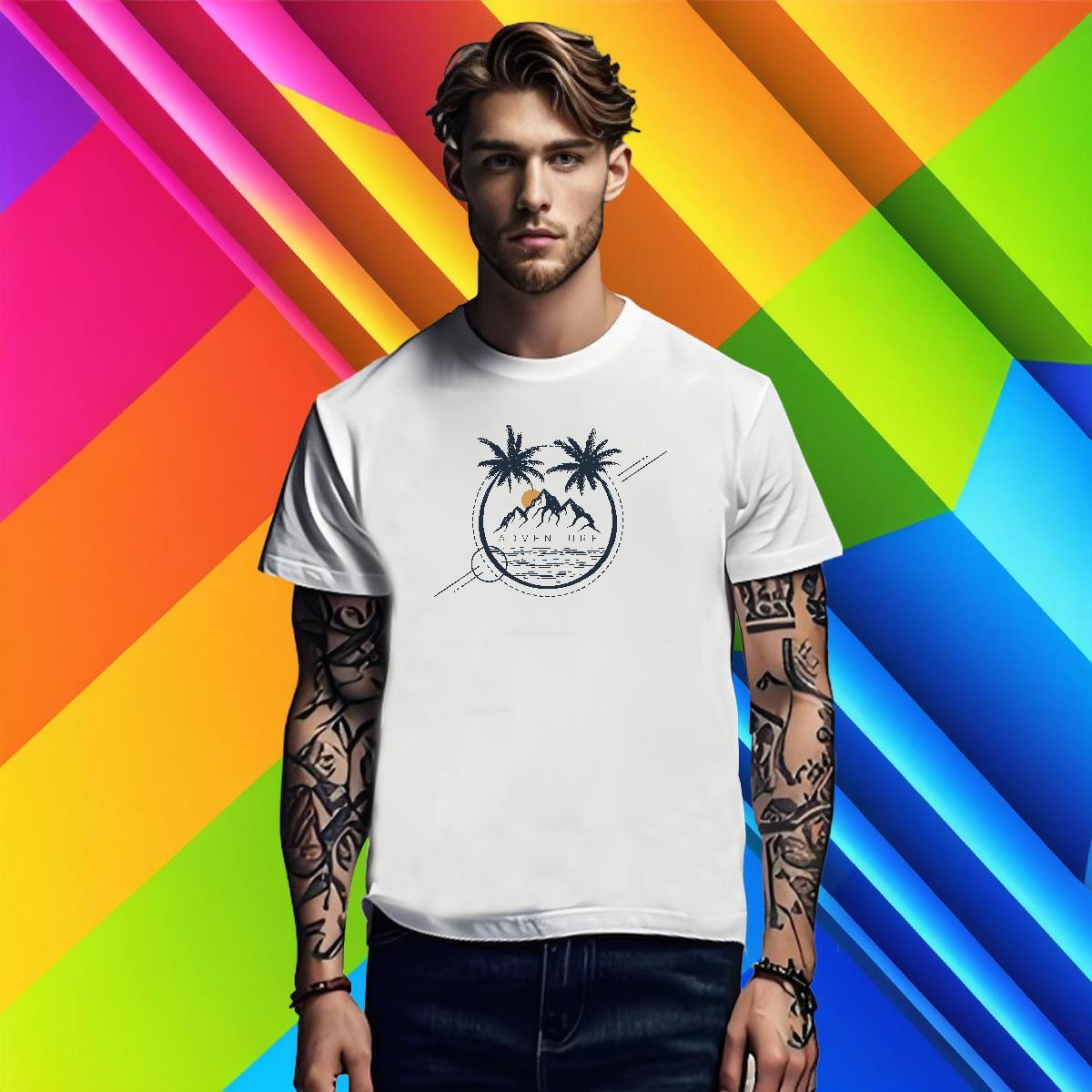 Loose Fit T-Shirts for Men 230g Pure Cotton sun Casual Daily Wear Custom Anime Breathable Tshirts Fashion New Clothes