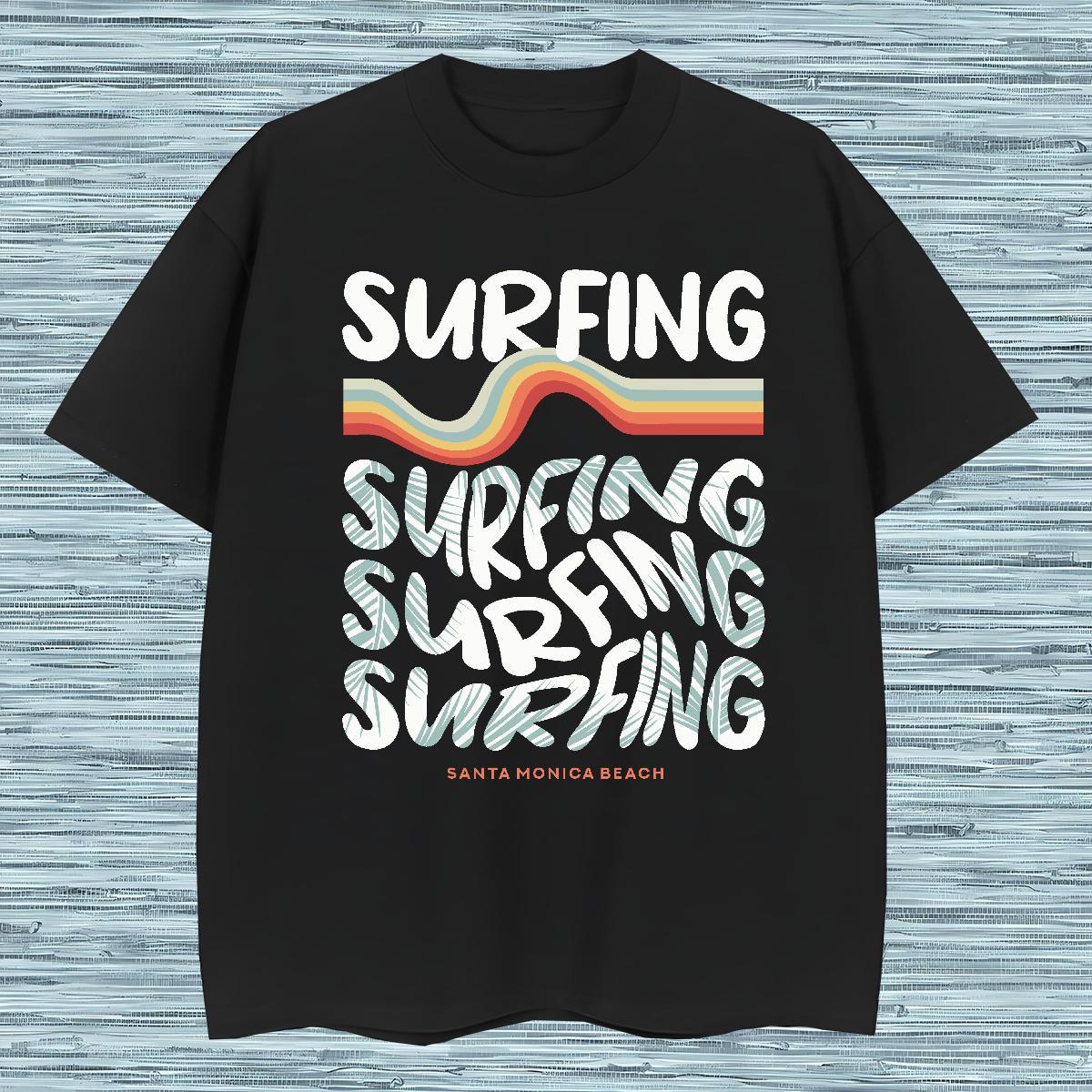 Designer Mens T Shirts 230g 100% Cotton letter Beach Custom Print Plus Size Pure Cotton Men Tshirts Fashion Design Tops