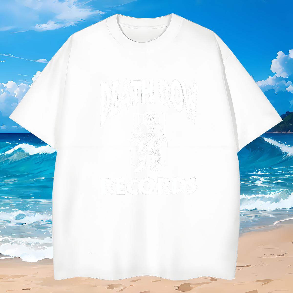 Soft T shirt 100% Cotton 230g letter Street Casual Custom Anime Breathable Short Sleeve Men Tshirts Fashion New Tees Shirts