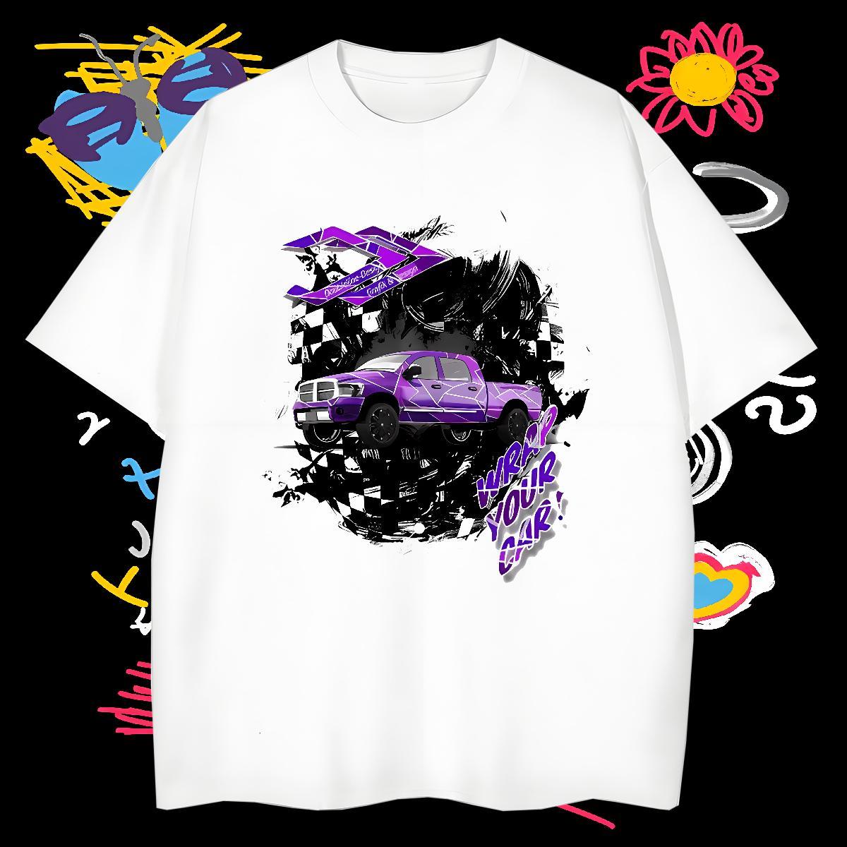 Soft T Shirt For Man 230g Cotton beach Anime Printing Street Graphic Breathable Short Sleeve Tshirts Wholesale Polos