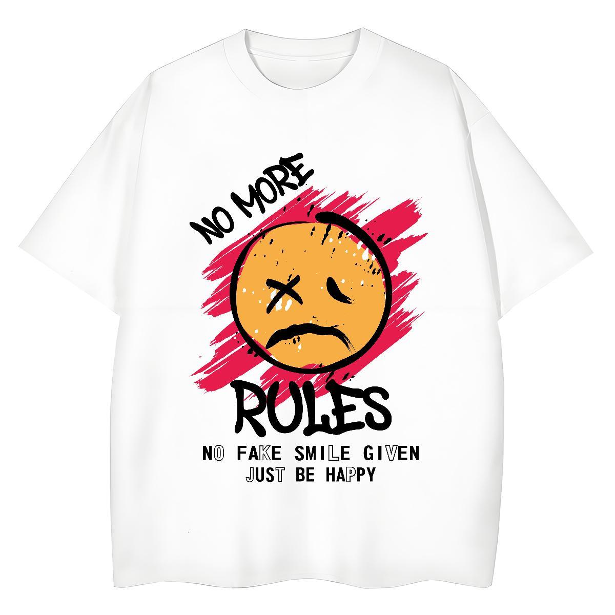 Classic Mens T Shirts 230g Cotton letter Daily Outfit DIY Anime O Neck Short Sleeves Men Tshirts Free Shipping Polos