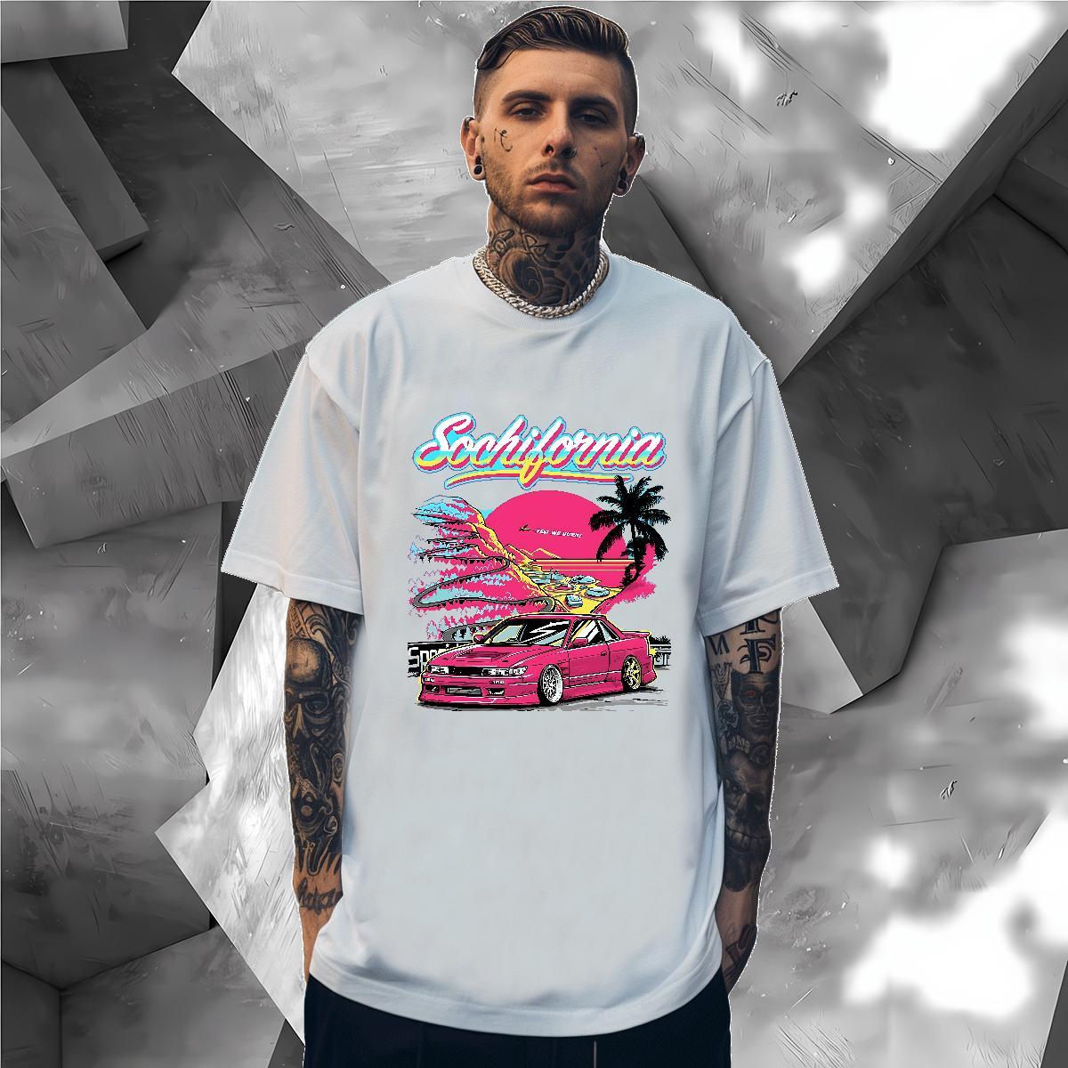 Designer Mens T Shirts 230g Pure Cotton beach Summer Casual Floral Print Short Sleeve Soft Tshirt for Man Woman Fashion New Tees