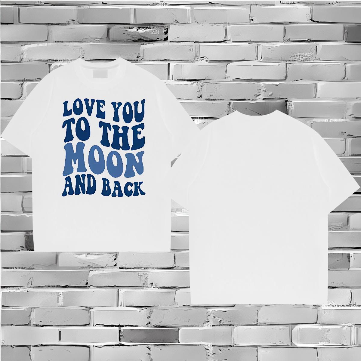 DIY Customized Tshirt for Man Woman letter Daily Wear 230g Cotton Tees Shirts Round Neck Short Sleeve Cool Mens T Shirts Graphic