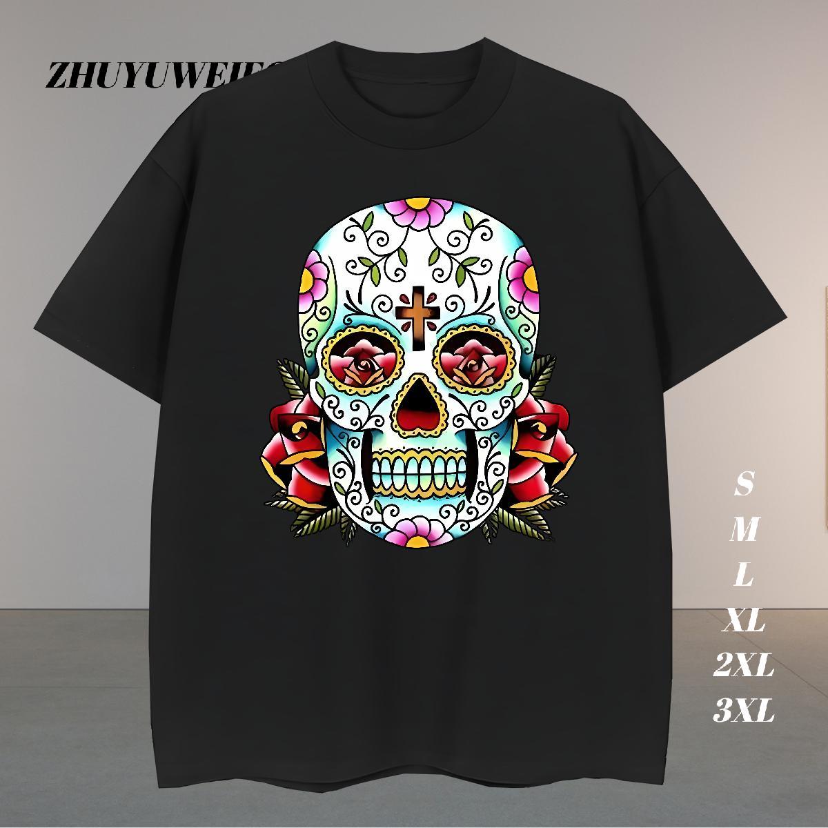 Free Shipping T-Shirts 100% Cotton 230g monster Outdoor Customized O Neck Short Sleeves Mens Tshirts 2024 DIY Tops Shirt