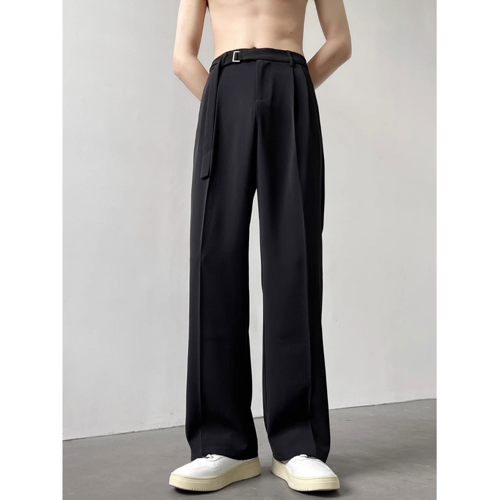 Casual Suit Pants for Men in Spring and Autumn New Style Light Luxury High-end Hanging Style Loose Straight Leg Wide Leg Long Pants