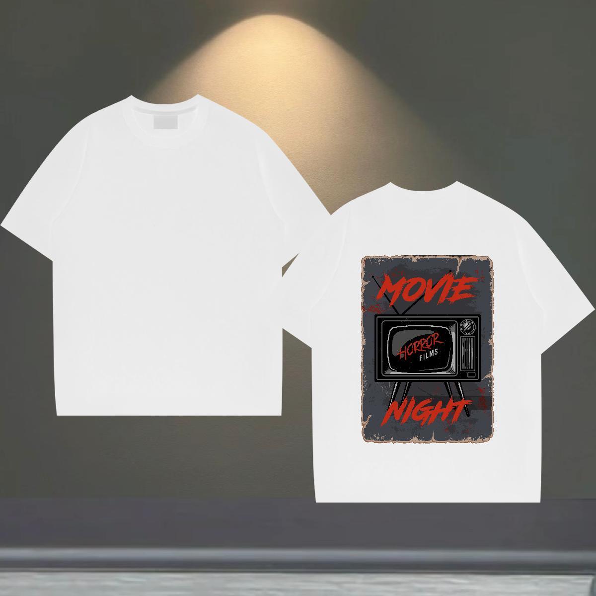Brand T-Shirts 230g Pure Cotton return to the ancients Sport DIY Anime Breathable Crew Neck Mens Tshirts Fashion Polos