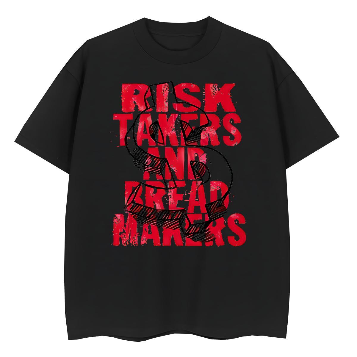 Brand Man T Shirts 230g Pure Cotton money Street Casual Custom Cartoon Crew Neck Breathable Tshirt for Man Woman DIY Tshirts