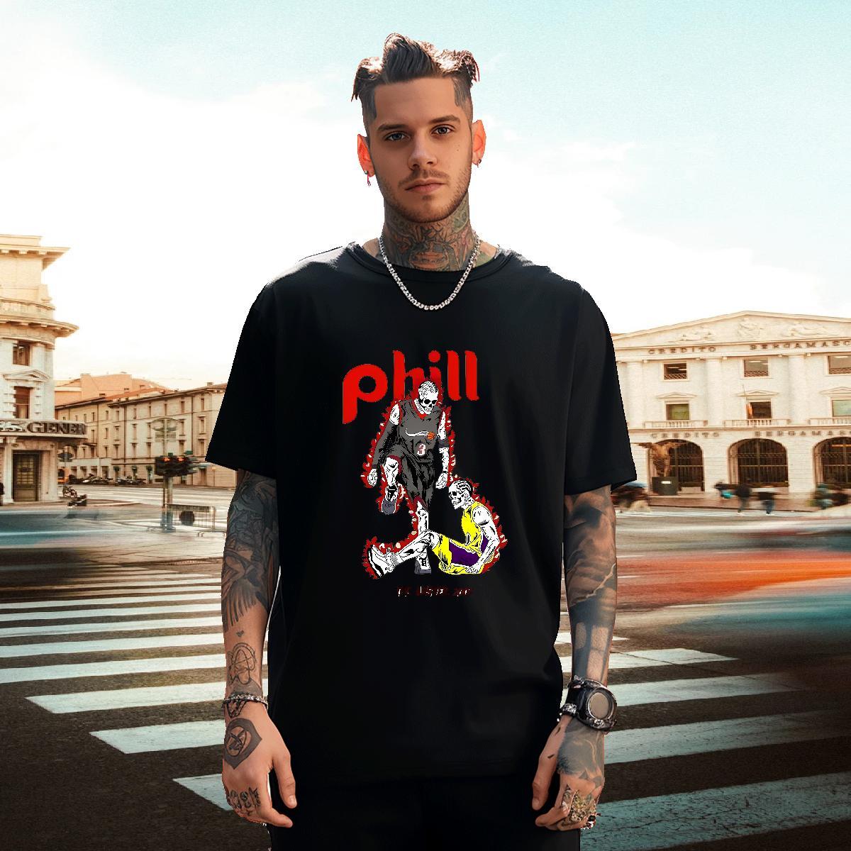 Loose Fit T-Shirts for Men 230g Cotton skull Casual Daily Wear Anime Breathable Short Sleeve Tshirts Factory Direct Top Tees