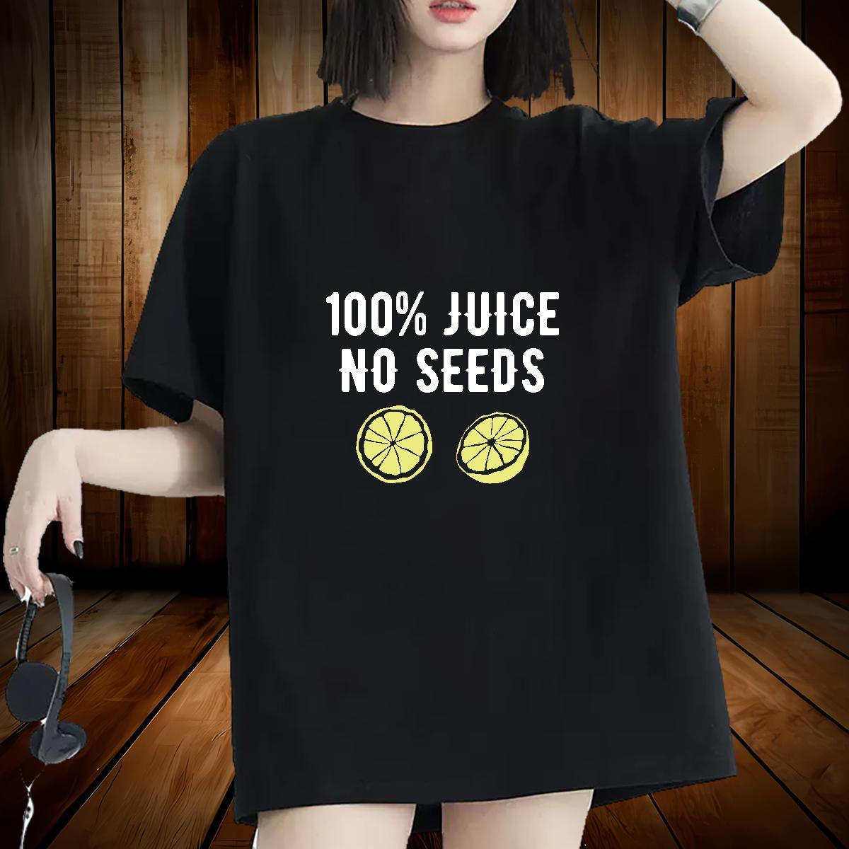 Loose Lady T shirt 230g 100% Cotton letter Casual Daily Wear T-Shirts O Neck Short Sleeves Cartoon Print Polos