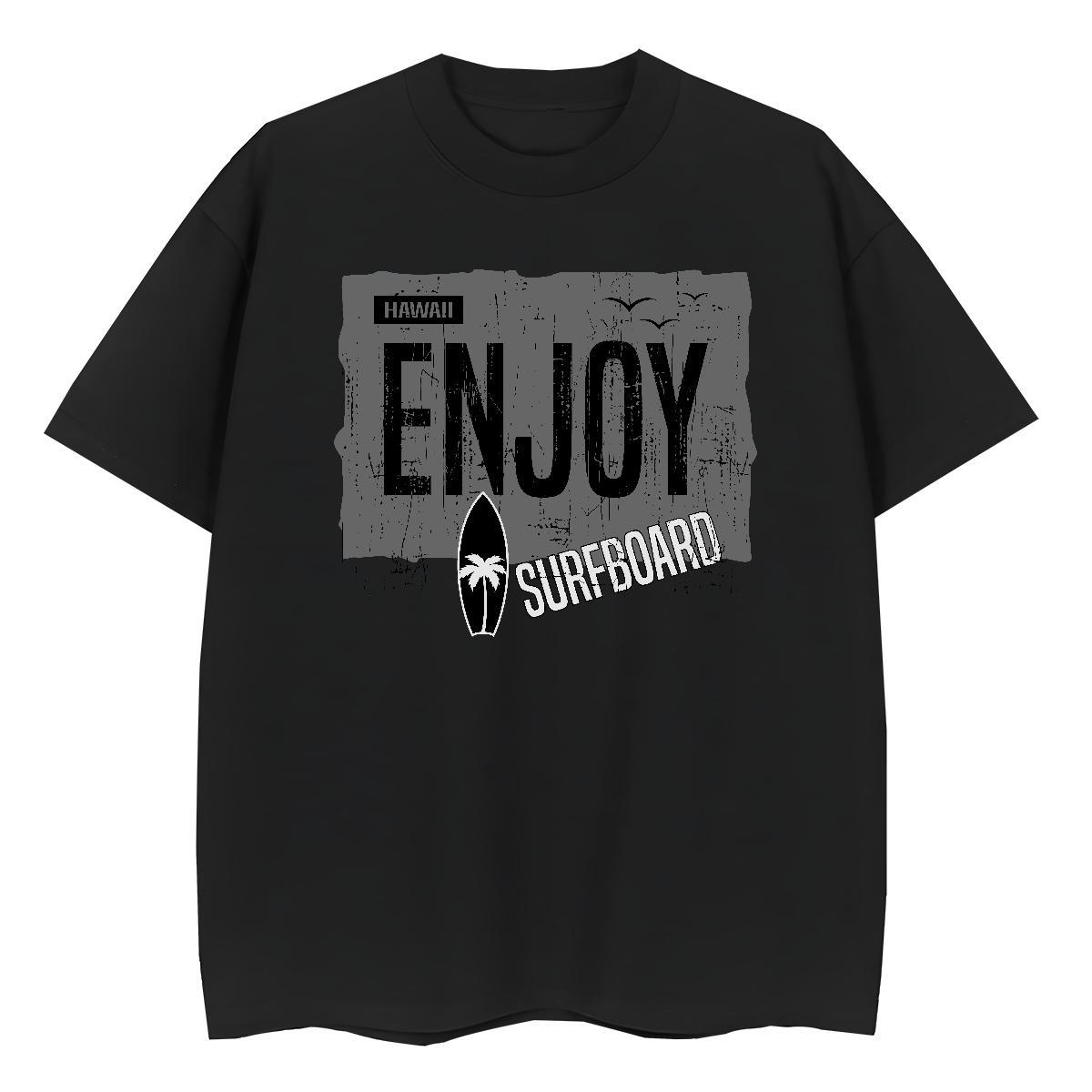 Lady Couples T Shirts 230g Pure Cotton enjoy Casual Sport Women T Shirts Short Sleeve O-Neck Plus Size Cartoon Tops