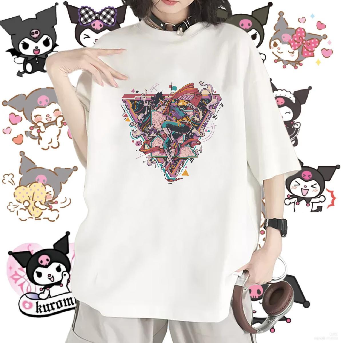 Unisex Women Tees 230g 100% Cotton painting Hip Hop Woman T Shirts Comfortable White Plus Size Polos