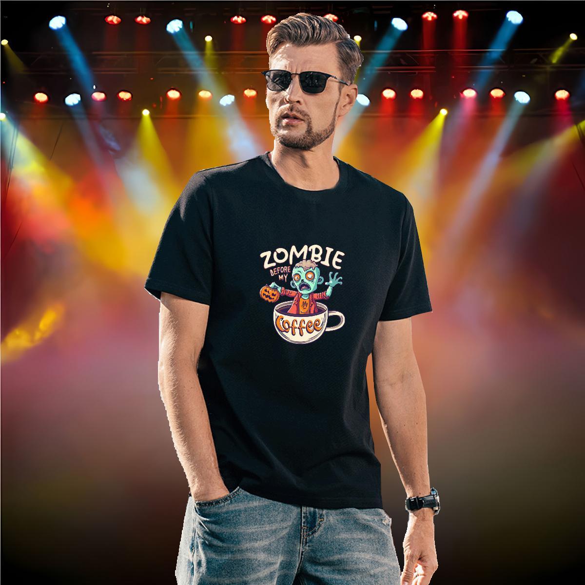 Brand Man T Shirts 100% Cotton 230g skull High Street Hip Hop Skull Crew Neck Breathable Tshirts Customized Tees