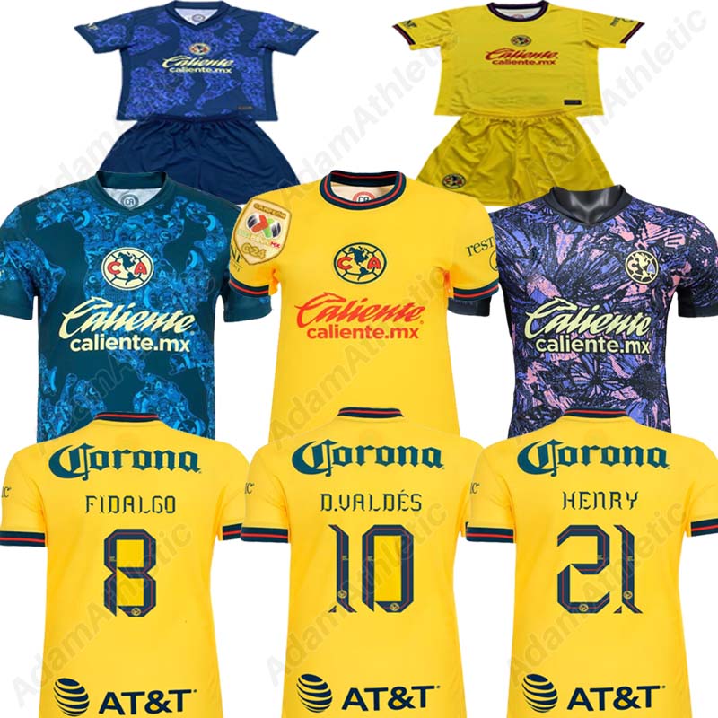 Club America jerseys 2024 D.VALDES HENRY E.SANCHEZ Club America football shirts 24 25 kids kit K.ALVAREZ FIDALGO jersey player version