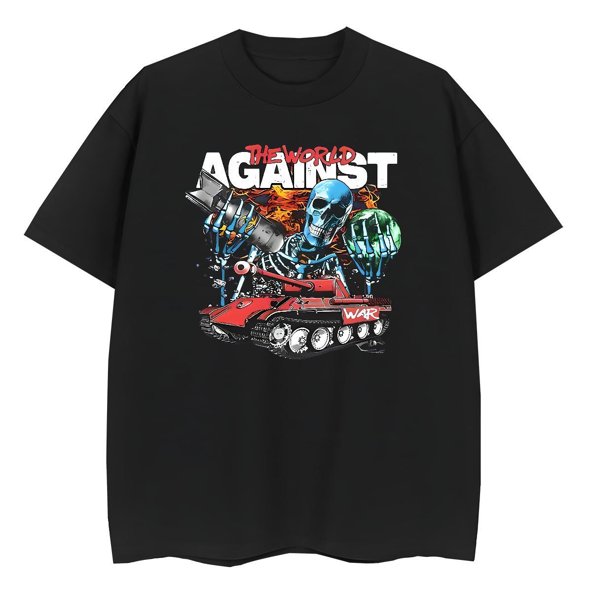 Designer Man T Shirts 100% Cotton 230g skull Sports Casual Graphic Crew Neck Tshirts Fashion Casual Tops Tees