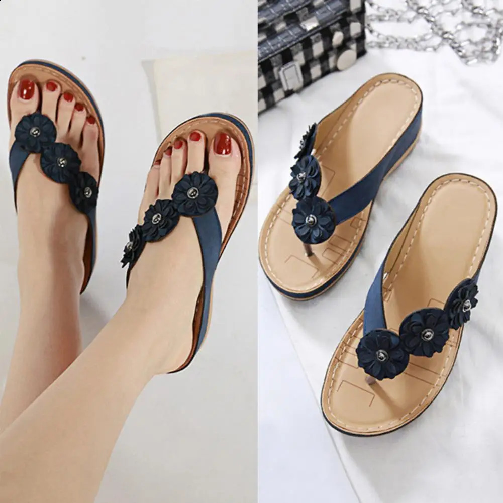 Summer Shoes Womens Open Toe Bow Sandals Womens Beach Smooth Sandals 240823